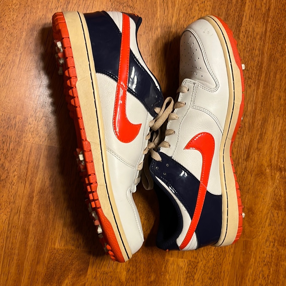 MAKE OFFERS!! Nike dunk low golf low blackened blue orange 2012 size 11